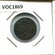 1744 HOLLAND VOC DUIT INDES NÉERLANDAIS NETHERLANDS NEW YORK COLONIAL PENNY #VOC1869.10.F.A - Indie Olandesi