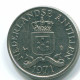 25 CENTS 1971 ANTILLAS NEERLANDESAS Nickel Colonial Moneda #S11484.E.A - Netherlands Antilles