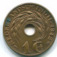 1 CENT 1942 NIEDERLANDE OSTINDIEN INDONESISCH Bronze Koloniale Münze #S10316.D.A - Nederlands-Indië