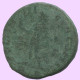 LATE ROMAN IMPERIO Follis Antiguo Auténtico Roman Moneda 2.3g/17mm #ANT2068.7.E.A - El Bajo Imperio Romano (363 / 476)