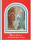 Vergine Maria Madonna Gesù Bambino Natale Religione Vintage Cartolina CPSM #PBB909.A - Virgen Mary & Madonnas