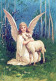 ANGELO Natale Vintage Cartolina CPSM #PBP479.A - Engel
