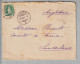 CH Heimat ZHs Fluntern 1885-03-27 Brief Nach Sunderland GB Consulat De France Mit 25Rp. Stehende H. SBK#67A - Covers & Documents