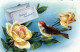 FLORES Vintage Tarjeta Postal CPSMPF #PKG085.A - Flowers