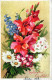 FLORES Vintage Tarjeta Postal CPA #PKE707.A - Flowers