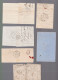 30 Lettres  Dite Précurseurs     Sur Lettres Ou Enveloppes  Toutes Scannées   Recto- Verso ( Plusieurs Lots ) - 1801-1848: Precursors XIX