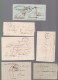 30 Lettres  Dite Précurseurs     Sur Lettres Ou Enveloppes  Toutes Scannées   Recto- Verso ( Plusieurs Lots ) - 1801-1848: Précurseurs XIX