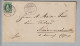 CH Heimat SH Schaffhausen 1884-08-13 Brief Nach Elsass Niedermorschweiler Mit Stehende H. SBK#67A - Covers & Documents