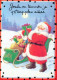 SANTA CLAUS CHRISTMAS Holidays Vintage Postcard CPSM #PAK739.GB - Santa Claus