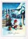 SANTA CLAUS CHRISTMAS Holidays Vintage Postcard CPSM #PAK410.GB - Santa Claus