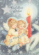 ANGEL CHRISTMAS Holidays Vintage Postcard CPSM #PAH352.GB - Anges