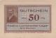 50 PFENNIG 1922 Stadt KUMMERFELD Schleswig-Holstein UNC DEUTSCHLAND #PC498 - Lokale Ausgaben