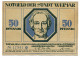 50 Pfennig 1921 STADT WEIMAR DEUTSCHLAND UNC Notgeld Papiergeld Banknote #P10587 - [11] Local Banknote Issues