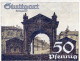 50 PFENNIG 1921 Stadt STUTTGART Württemberg UNC DEUTSCHLAND Notgeld #PC435 - [11] Emissions Locales