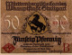 50 PFENNIG 1921 Stadt STUTTGART Württemberg UNC DEUTSCHLAND Notgeld #PC433 - [11] Local Banknote Issues