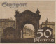 50 PFENNIG 1921 Stadt STUTTGART Württemberg UNC DEUTSCHLAND Notgeld #PC430 - [11] Emissions Locales