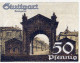 50 PFENNIG 1921 Stadt STUTTGART Württemberg UNC DEUTSCHLAND Notgeld #PC430 - [11] Local Banknote Issues