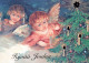 ANGELO Buon Anno Natale Vintage Cartolina CPSM #PAS733.IT - Angels