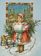 Buon Anno Natale BAMBINO Vintage Cartolina CPSM #PAS861.IT - New Year