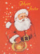 BABBO NATALE Natale Vintage Cartolina CPSM #PAJ772.IT - Santa Claus