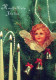 ANGELO Buon Anno Natale Vintage Cartolina CPSM #PAJ242.IT - Angels