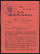 2. Reichskleiderkarte 3.Reich 1940 Stadt Duisburg   (23047 - 1939-45