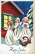 ANGEL Christmas Vintage Postcard CPSMPF #PKD382.GB - Angels
