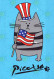 CAT KITTY Animals Vintage Postcard CPSM #PBQ745.GB - Cats