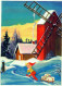 ENGEL WEIHNACHTSFERIEN Feiern & Feste Vintage Ansichtskarte Postkarte CPSM #PAH099.DE - Engel
