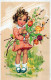 BAMBINO Ritratto Vintage Cartolina CPSMPF #PKG819.IT - Portraits