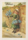 BAMBINO Scena Paesaggio Vintage Cartolina CPSM #PBV066.IT - Taferelen En Landschappen