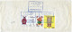 Postzegels > Amerika > Mexico Aangetekende Luchtpostbrief  Met 10 Postzegels (17786) - Mexico