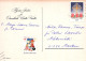 BABBO NATALE Buon Anno Natale Vintage Cartolina CPSM #PBL212.IT - Santa Claus