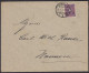 DR Infla EF 171 - 2 Mark 24.1.1922 Von Hamburg Nach Hannover  (21666 - Covers & Documents