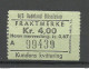 NORWAY 1972 Oslo A/S Hadeland Bilselskap Fraktmerke Frachtstempel 4 Kr - Ungebraucht