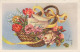 FLOWERS Vintage Ansichtskarte Postkarte CPSMPF #PKG072.DE - Bloemen