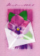 FLOWERS Vintage Ansichtskarte Postkarte CPSM #PBZ776.DE - Blumen