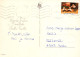Bonne Année Noël GNOME Vintage Carte Postale CPSM #PAT296.FR - Año Nuevo