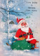 PÈRE NOËL NOËL Fêtes Voeux Vintage Carte Postale CPSM #PAK742.FR - Santa Claus