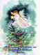 ANGE NOËL Vintage Carte Postale CPSM #PAH666.FR - Engel