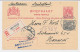 Briefkaart G. 76 Aangetekend / Bijfrankering Amsterdam 1911  - Postwaardestukken