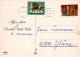 PÈRE NOËL Bonne Année Noël Vintage Carte Postale CPSM #PBL463.FR - Santa Claus