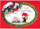 Bonne Année Noël GNOME Vintage Carte Postale CPSM #PBB020.FR - New Year