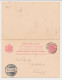 Briefkaart G. 54 A S Gravenhage - Freiburg Duitsland 1900 - Postal Stationery