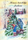 Bonne Année Noël ENFANTS Vintage Carte Postale CPSM #PAW714.FR - New Year