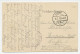 Fieldpost Postcard Germany / France 1917 War Violence - Manre - WWI - 1. Weltkrieg