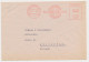Meter Cover Germany 1958 Wagon Lits - Cook - Travel Agency - Other & Unclassified