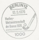 Card / Postmark Germany 1976 Hockey - World Championships Berlin - Other & Unclassified