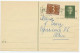 Briefkaart G. 300 / Bijfrankering Locaal Te Den Haag 1958 - Postal Stationery