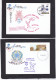 Delcampe - PORTE HELICOPTERES JEANNE D'ARC 41 ENVELOPPES+ 5 C.P (dont 3 Ayant Voyagées)+VOIR DESCRITION - Commemorative Postmarks